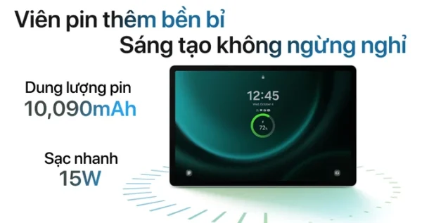 Samsung Galaxy Tab S9 FE Plus WIFI 8GB 128GB - Hình ảnh 8