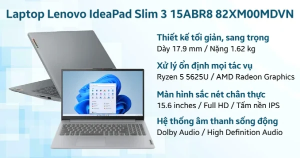 Laptop Lenovo IdeaPad Slim 3 14IAH8 83EQ0005VN - Hình ảnh 21