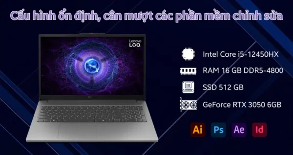 Laptop Lenovo LOQ 15IAX9 83GS001QVN - Hình ảnh 15