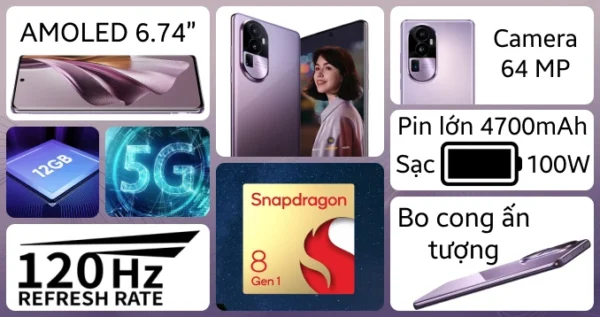 OPPO Reno10 Pro+ 5G 12GB 256GB - Hình ảnh 8